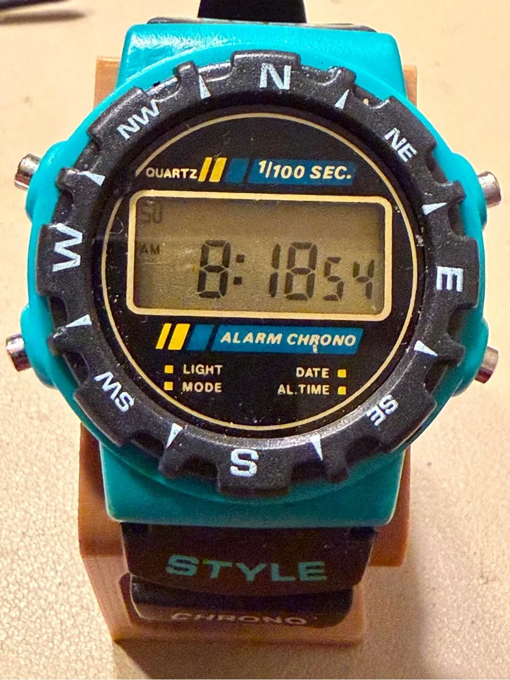 🦋10/$20🦋 Turquoise/Black Digital Alarm Chrono Women’s Watch